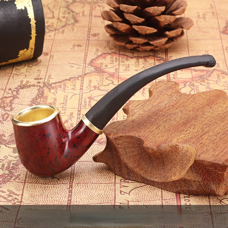 Vintage Durable Solid Classic Pipe Smoking 107mm High Quality New Design Tobacco Pipe Free Smoke Smoking Accessories Popular2023