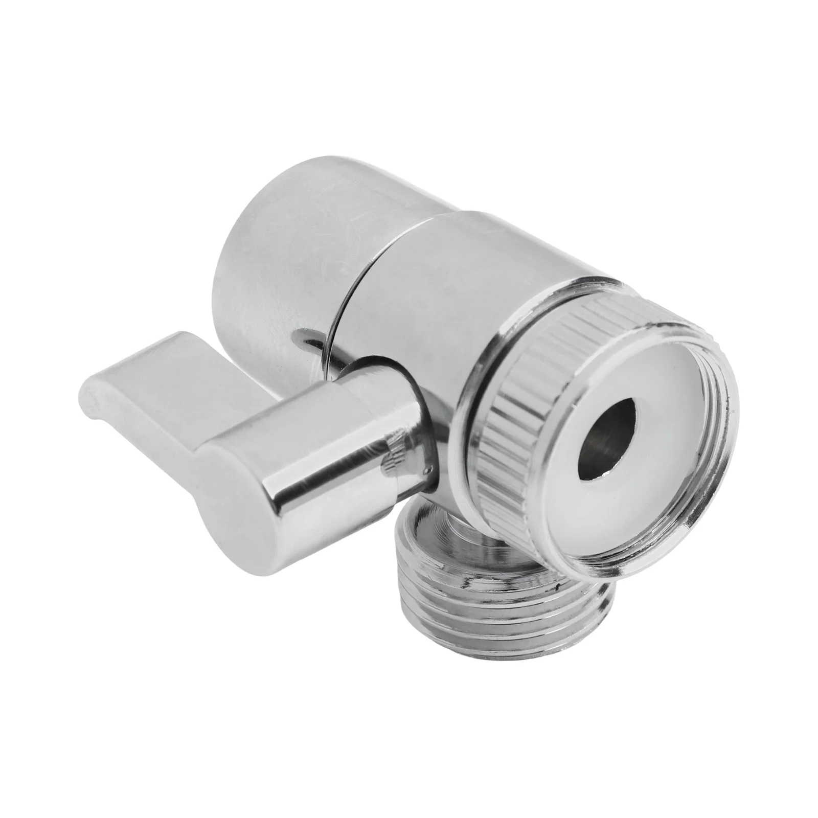Chrome 3-Way Sink Faucet Upgrade Existing Faucet Setup Brass Faucet Accessory Dual Outlet Valve Flexible Connections
