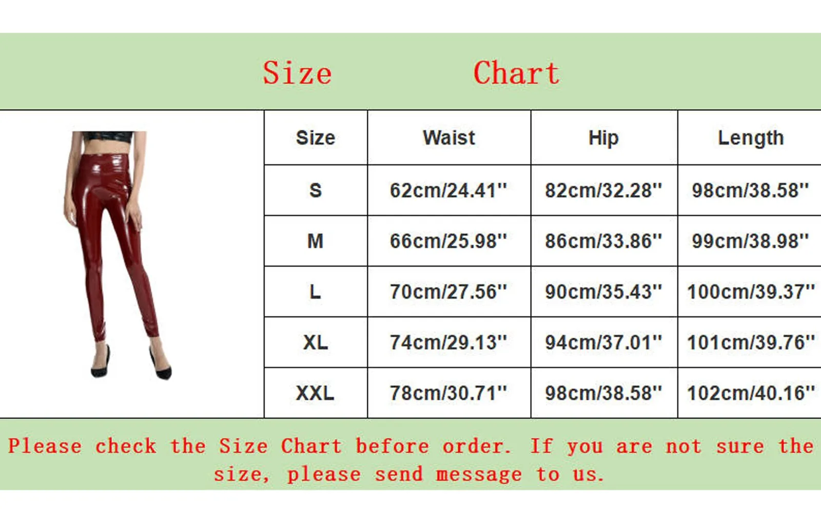 Women Sexy Shiny PU Leather Leggings Fashion Hight Waist Latex Stretchy Leather Pants Dancing Clubwear Party Skinny Pants