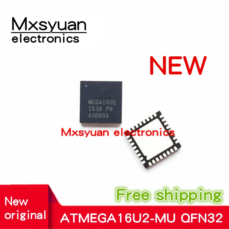 5pcs~20PCS/lot MEGA16U2 ATMEGA16U2-MU MEGA16U2-MU ATMEGA16U2 QFN-32 New original