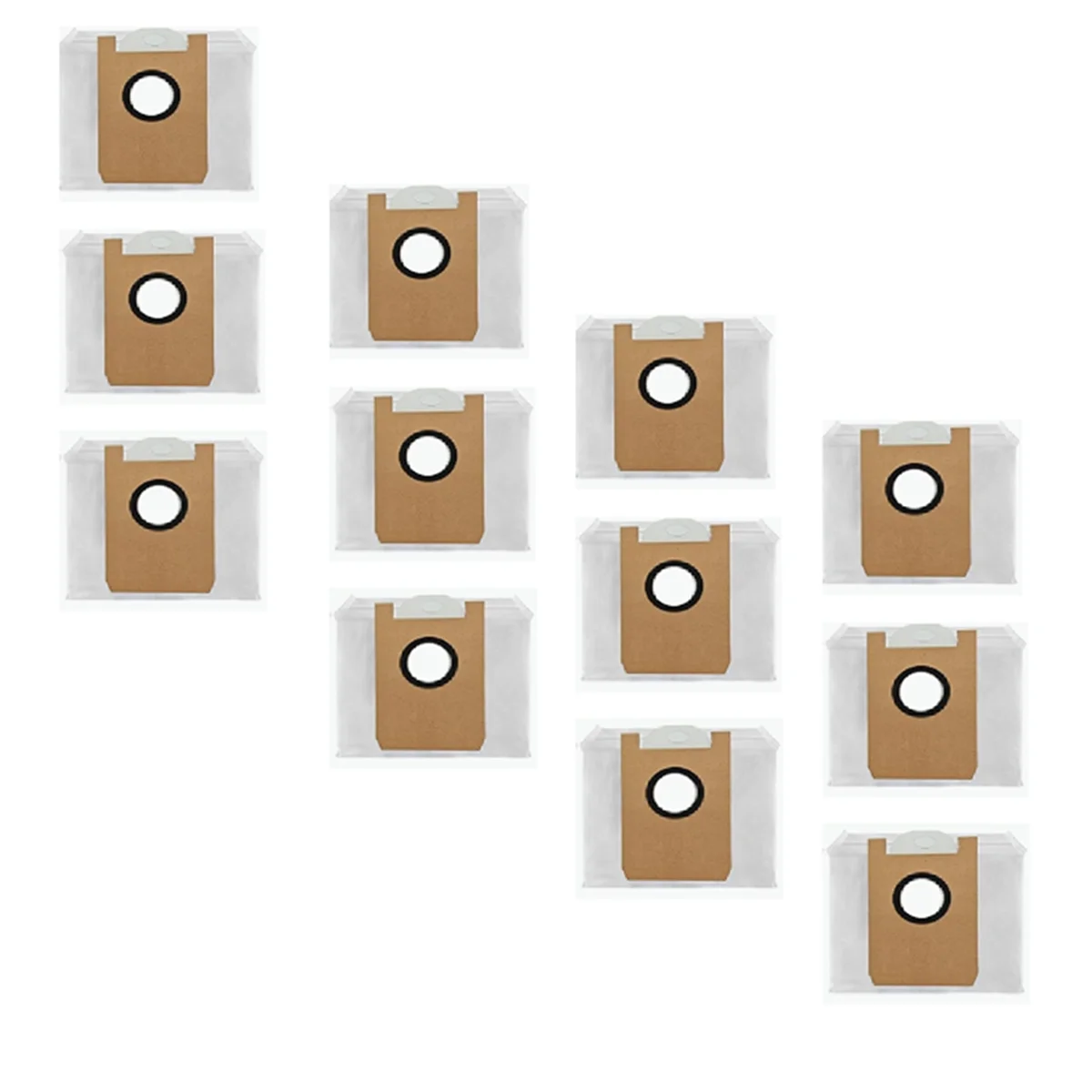 FZFZ T20+ スイーパーアクセサリー用ダストバッグ 12 個 長持ちしてうまく動作するように作られています