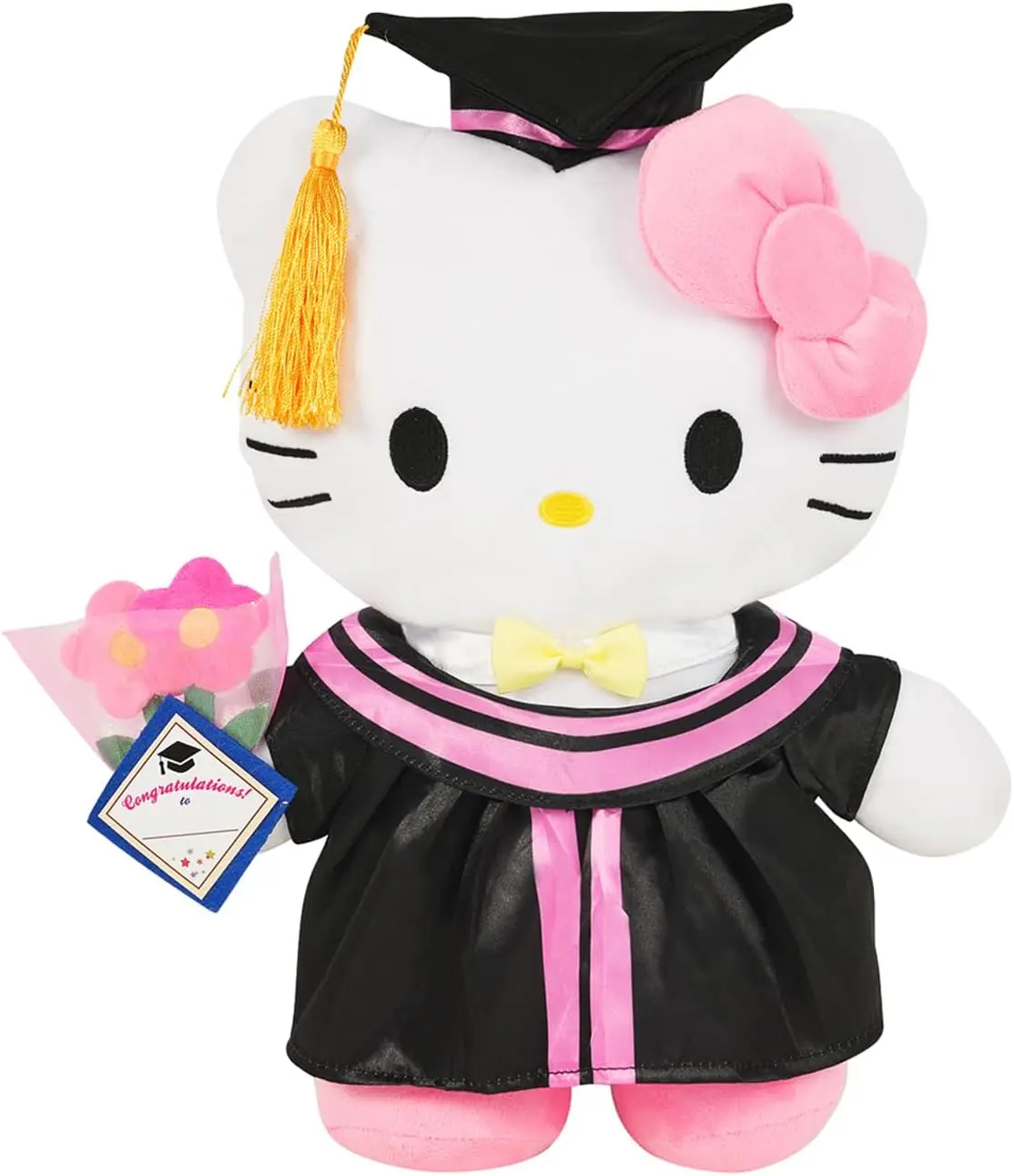 Graduation Plush,11.8in Cute Kitty Graduation Plush Doll,Soft Cat Stuffed Animal for Graduation Girls and Fans