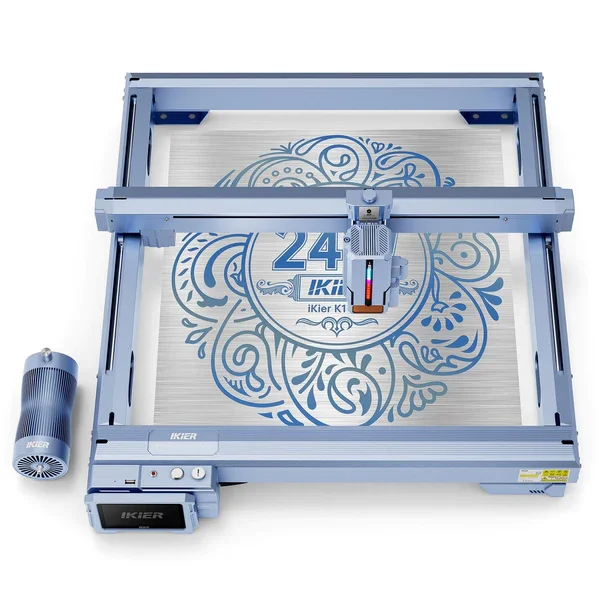 Atomstack IKier K1 Pro 24W Laser Engraving Machine Cutting Master  Automatic Air Assist  Engraving Speed up to 800mm/s