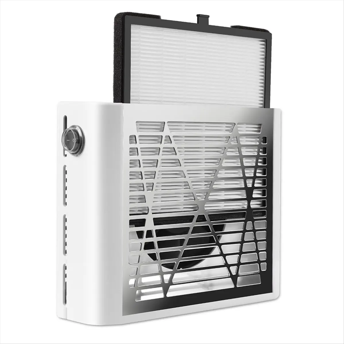 Nails Dust Collector Machine Powerful Dust Collector Nails Tech Vacuum Fan Extractor Manicure Pedicure Tool US Plug