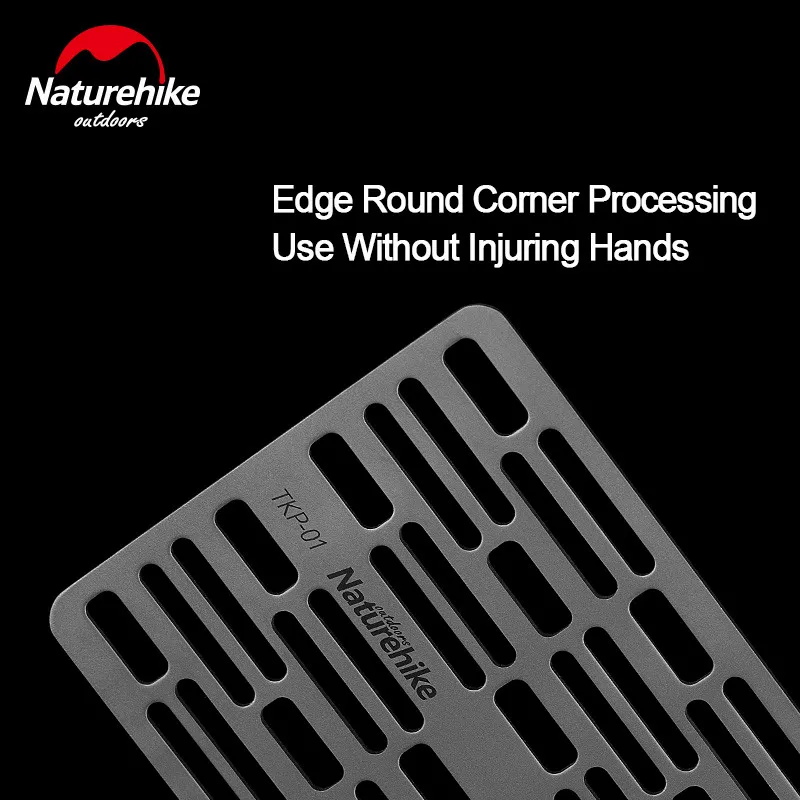 Naturehike Camping Barbecue Titanium Alloy Baking Tray Ultralight BBQ Tool Portable Picnic Grill Home Barbecue Outdoor Hiking