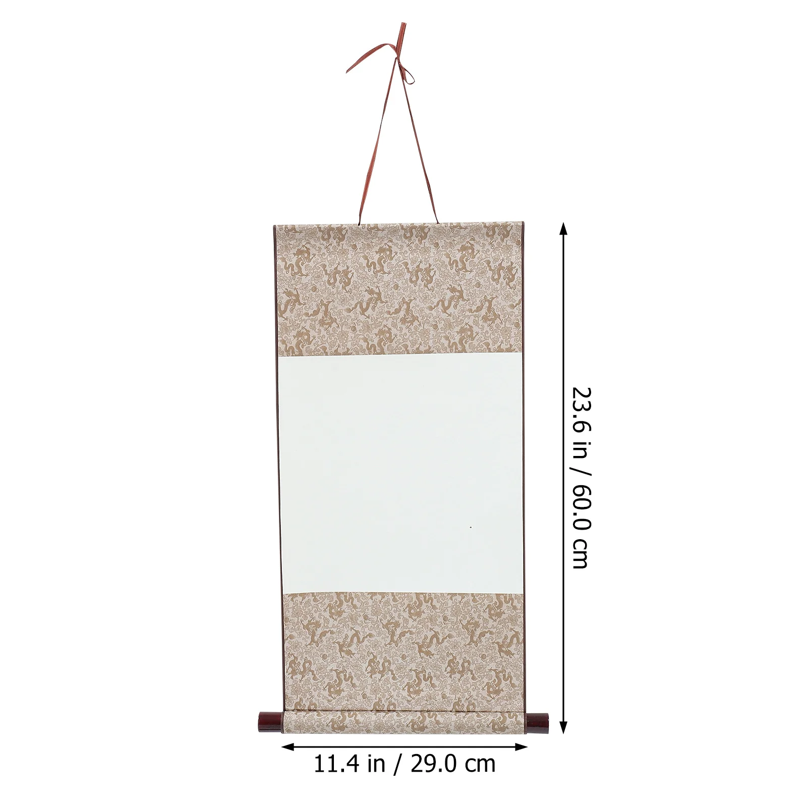 

2Pcs Blank Hanging Scroll Paper Water Absorbing Inner Paper Calligraphy Drawing Ink Inhibition Suitable Chinese Scroll Painting