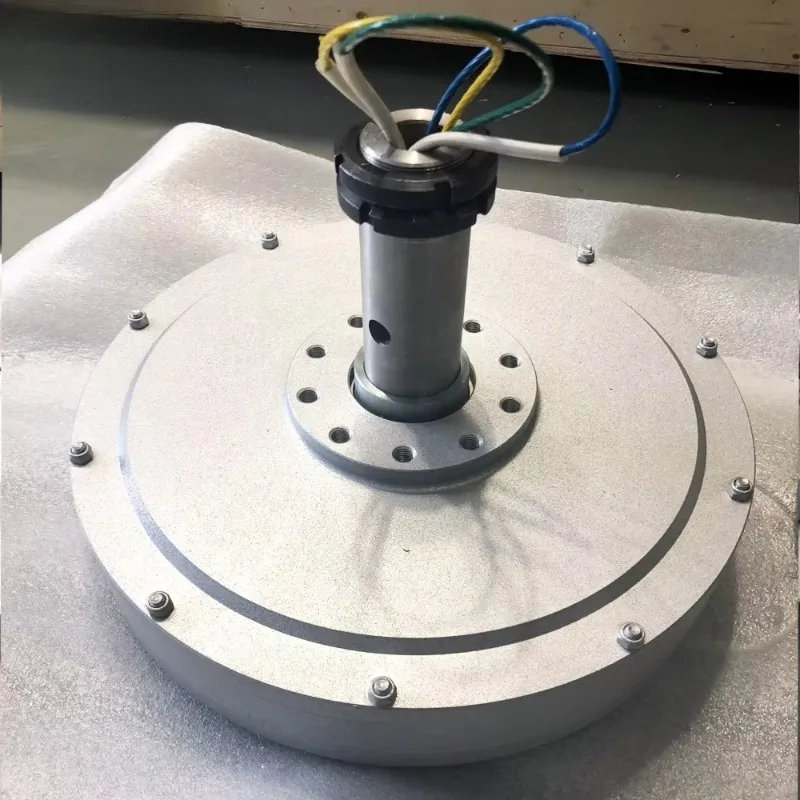 10kW 150rpm low-speed vertical wind turbine coreless permanent magnet generator