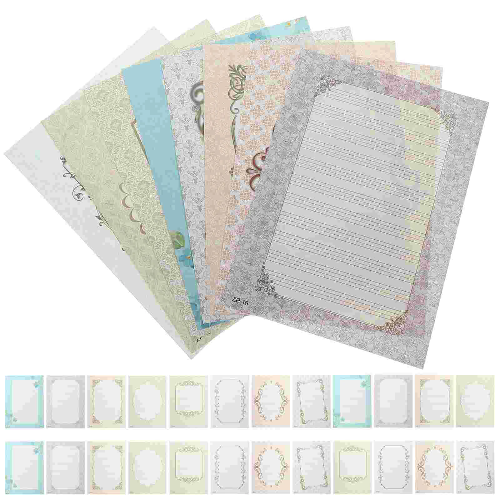 Note Calligraphy Paper Handwritten English Character Practice Notebook Lined Letter