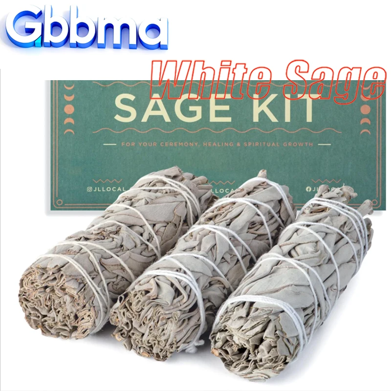 Original California White Sage bundle 40g, For purify negative energy Clean space Used in yoga SPA Meditate