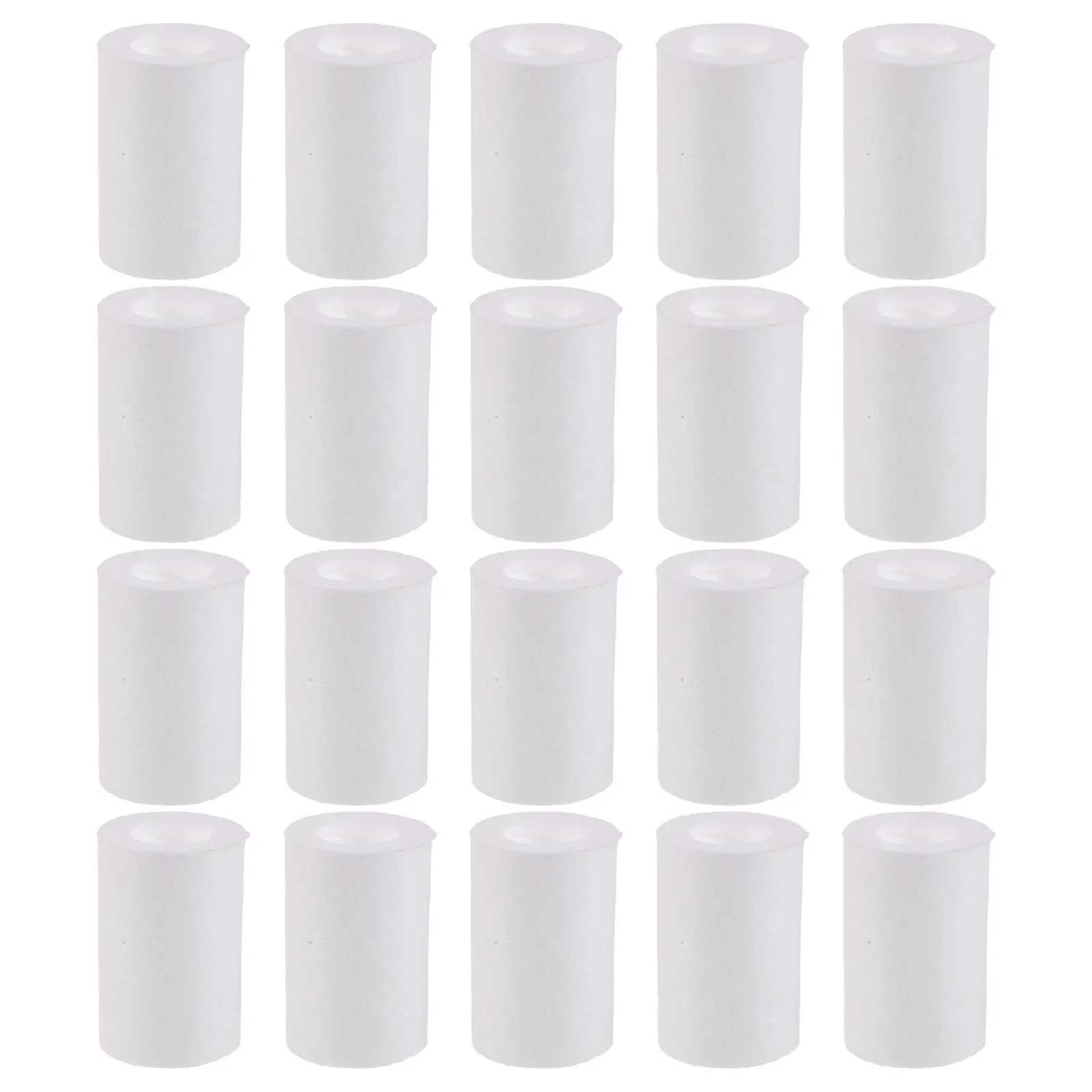 

30Pcs PP Cotton Filter Cartridge for Kitchen Sink Faucet and Bathroom Tap Water Filter Replacement Sediment Rust Removal 2.2x1.4