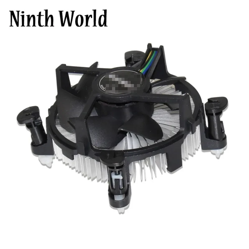 Dissipador de Calor de Alumínio para CPU com Ventoinha de 3,5 Polegadas, Conector PWM de 4 Pinos para PC de Escritório Intel Core I3/i5/i7 Soquete 1150/1155/1156