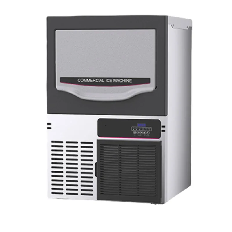 الأجهزة التجارية 100 كجم/يوم صانع الثلج آلة صنع الثلج كبيرة التجارية الحليب الشاي متجر المعدات بار KTV التلقائي الجليد ماكي