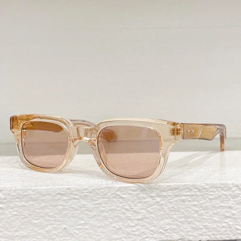 

STEWARTI Acetate Square Sunglasses Classical Men and Women High Quality Brand Designer UV400 Optical Retro Eyeglasses with Case