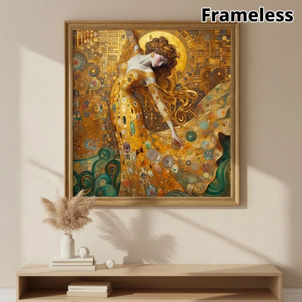 500/1024PCS Jigsaw Klimt Style Elegant Women Puzzle Modern Home Wall Decor Leisure and Entertainment Holiday and Birthday Gifts