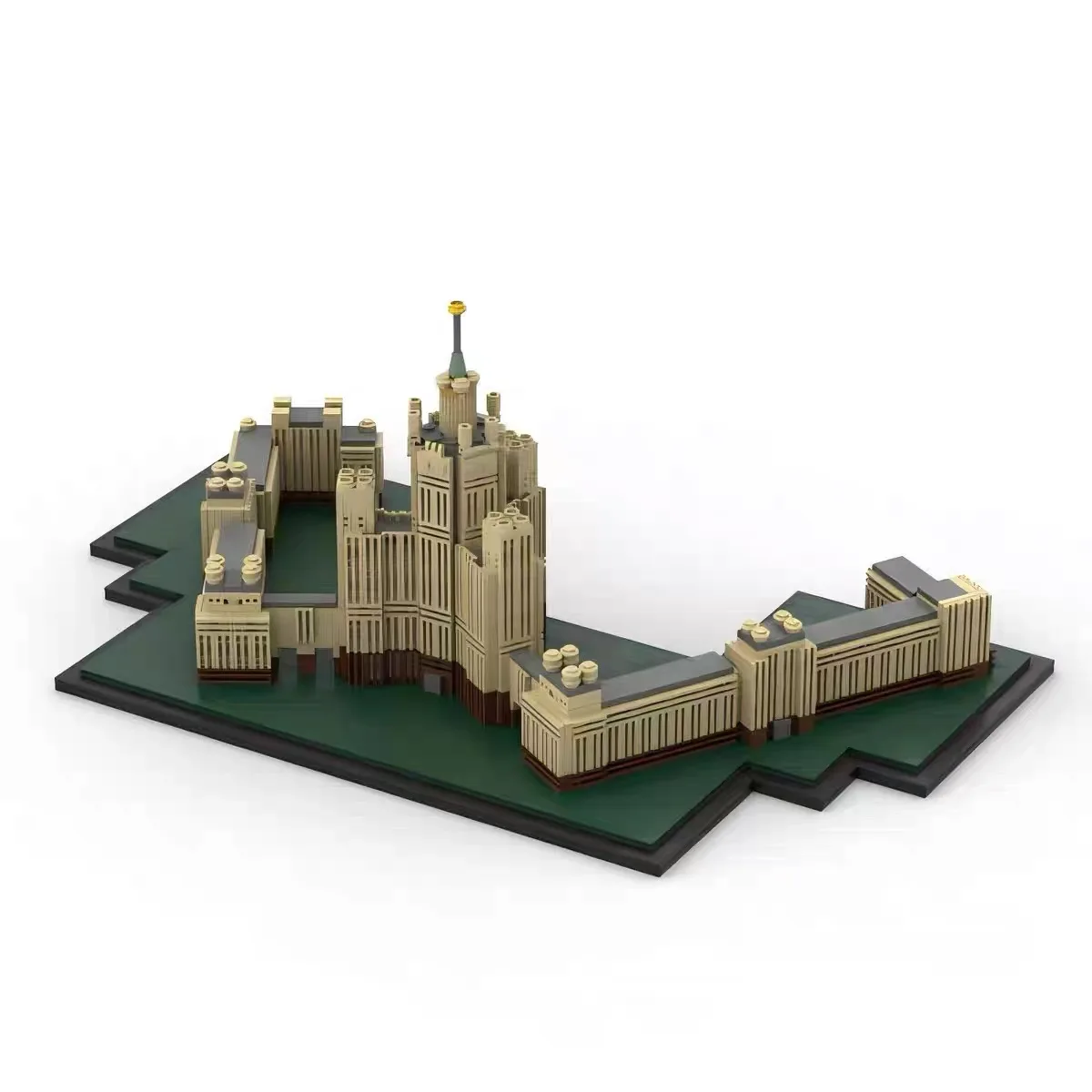MOC House Lomonosov Moscow State University รุ่น Building Blocks ชุด City Skyline สถาปัตยกรรม Street View อิฐของเล่นเด็กของขวัญ