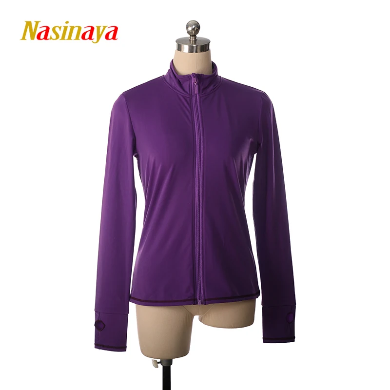 Ladies Children Adult Figure Skating Jacket Top Ice Skating Suit, Red Heart Ice Skate Pattern