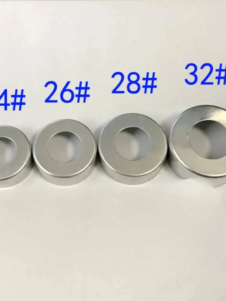 26MM ząb aluminiowa czapka 24 #28mm 32MM duży kaliber gumowy stoper plastikowa butelka wody słonej odwróć zamknięcie skóry 100 sztuk — zdjęcie 3