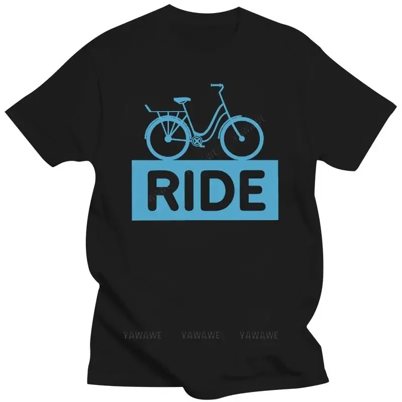 Cotton Print Mens Summer O-Neck New Funny Cycls Jersey T-shirt Ride cycls clothing unisex cruiser bikeing retro Tee Shirt