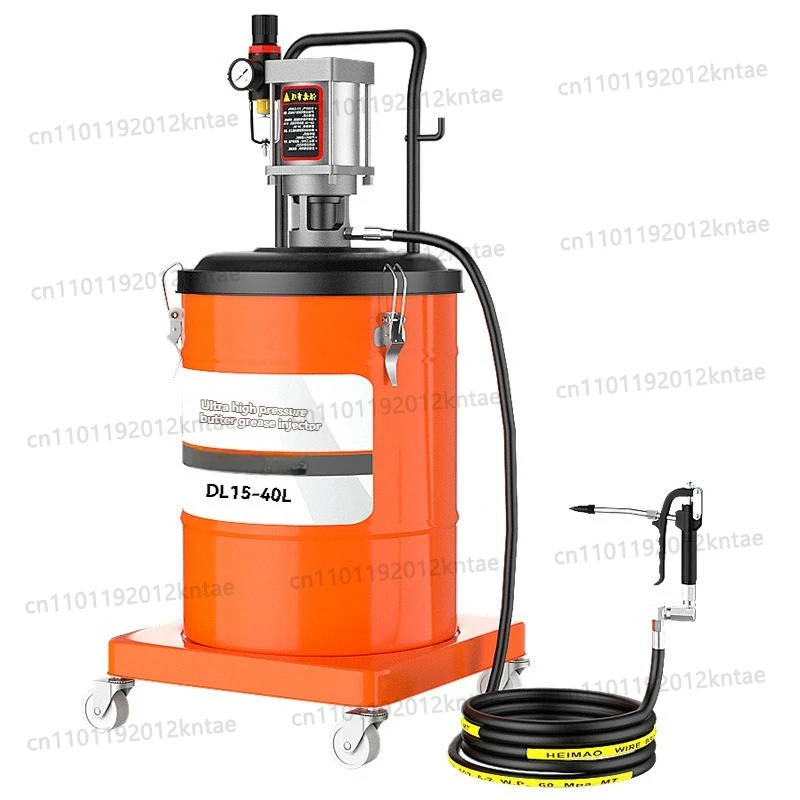 Industrial Pneumatic Grease Gun 6000PSI, High Pressure Oil Injector for Car/Truck/Machinery Maintenance