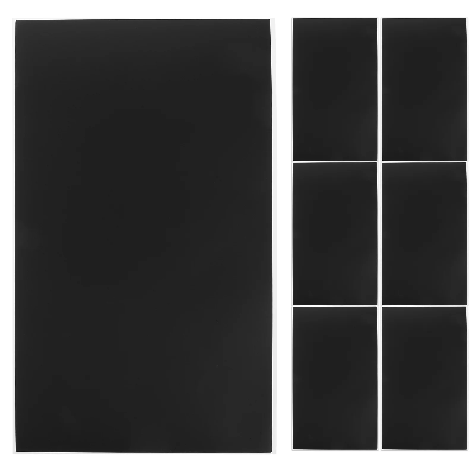 20pcs Chalkboard Stickers PVC Labels Erasable Reusable Storage Bins File Folder Peel Sheet Classroom Container