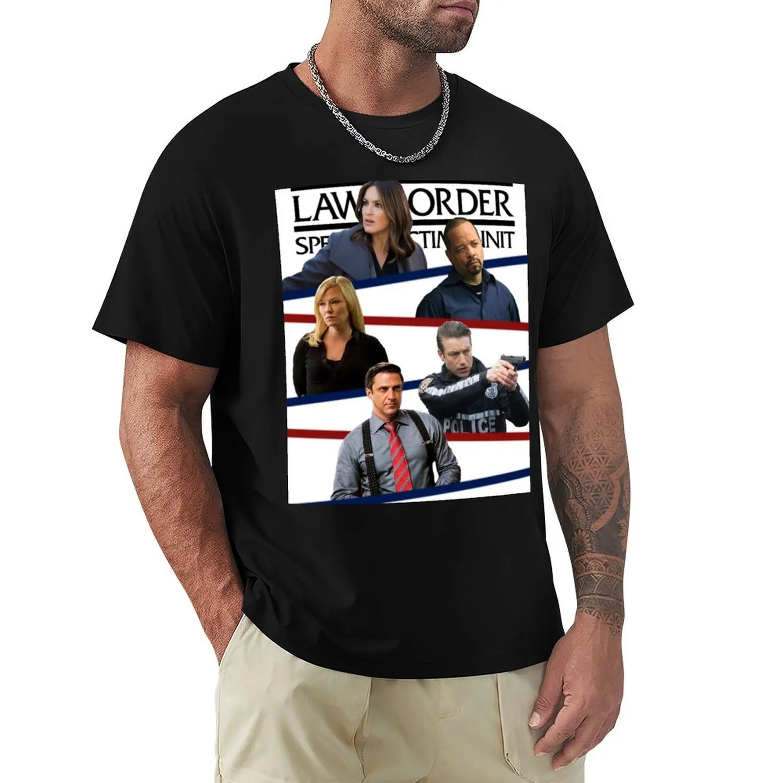 

SVU Stripes Poster T-Shirt cheap stuff anime stuff summer clothes vintage mens fashion