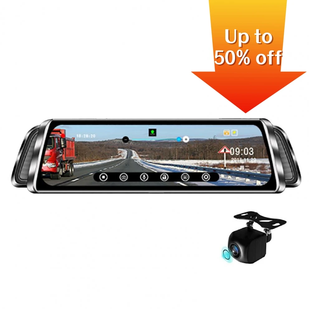 

Car DVR Full HD-compatible Wide Compatibility 10-Inch 1080P Rearview Mirror Car Dash Cam Rear View Mirror Night Vision