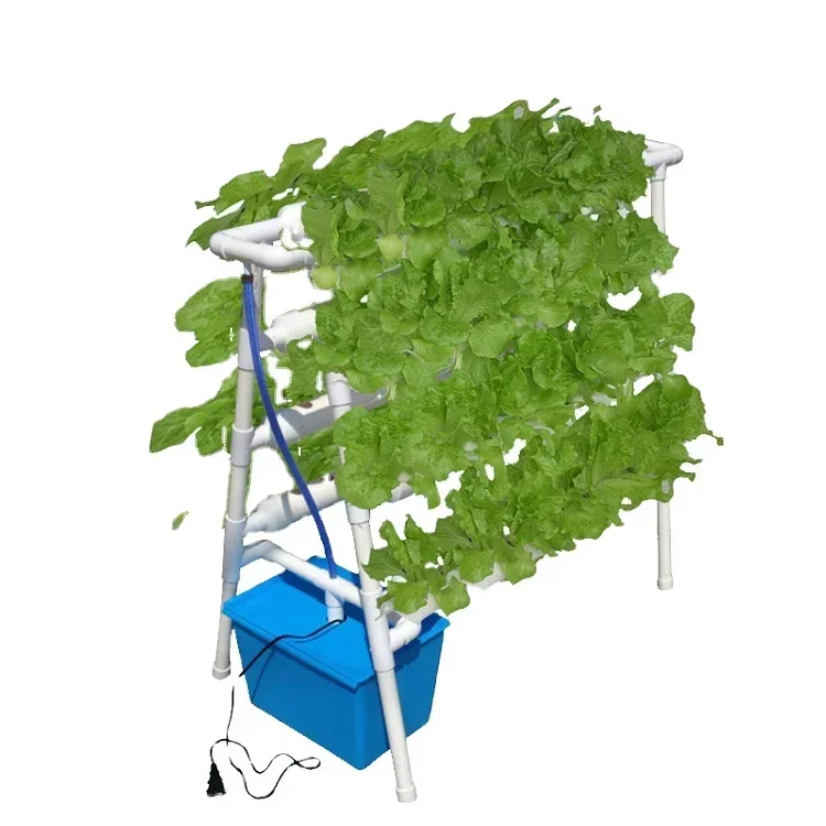 Plant Vegetable Growing Systems Plastic 72 Holes Vertical Rack Grow Hydroponic