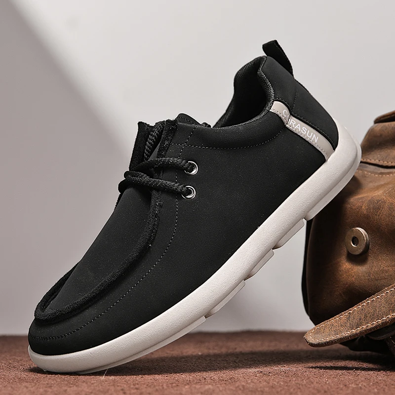 

Мужская обувь большого размера с низким вырезом из искусственной кожи, обувь для спорта и отдыха, обувь для ленивых, обувь для вождения, мужские удобные лоферы, обувь-бобы