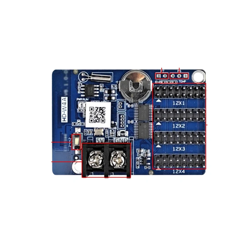 HD-W2 HD-W3A HD-W4A New Wi-Fi Control Card That Supports Mobile App for P10 Single And Dual Color Led Display Screen