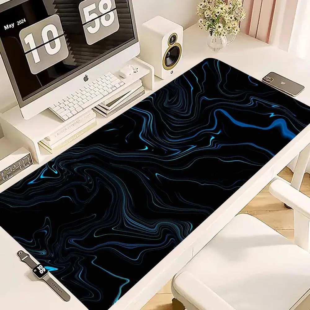 

Sleek Line Design Mouse Pad - Non-Slip Rubber Base, Washable, Ideal for Work, Gaming & Office