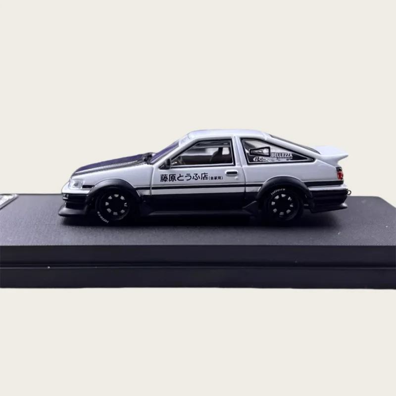 SW ダイキャスト 1/64 スケール トヨタ 合金製モデルカー トヨタ AE86 LBWK RWB ホワイト プレイビークル おもちゃ 男の子向けギフト オリジナルボックス入り