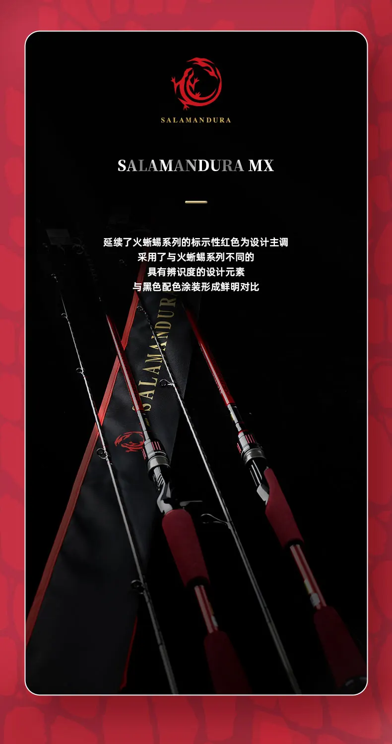 2022 neue Daiwa Salam andura MX Spinning/Bait casting Köder Angelrute High Carbon 2s Fast Action Fuji Führungs ring – Detail 2