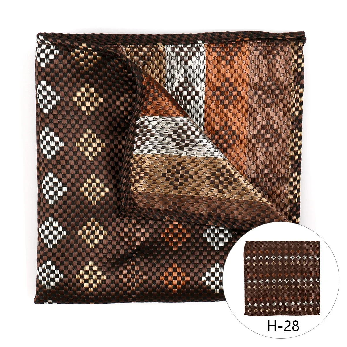 Abito da uomo Asciugamano da tasca Accessori per abiti da banchetto aziendale Piccola sciarpa quadrata Moda Fazzoletto europeo britannico 23 * 23 cm