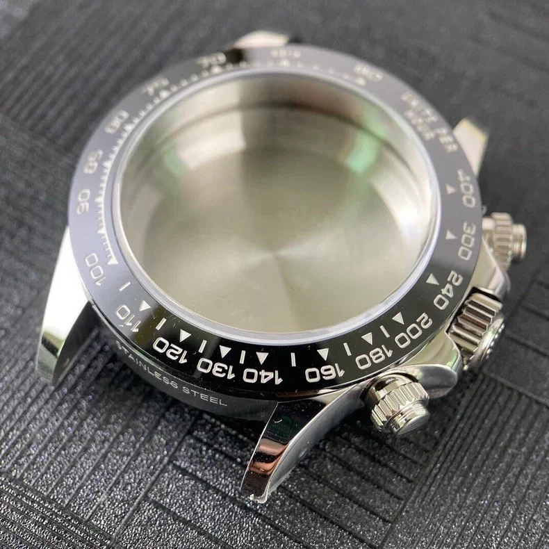 C Factory 904L Steel Watch Case For Dtona 116500 Fit to 4130 Movement Ceramic Bezel