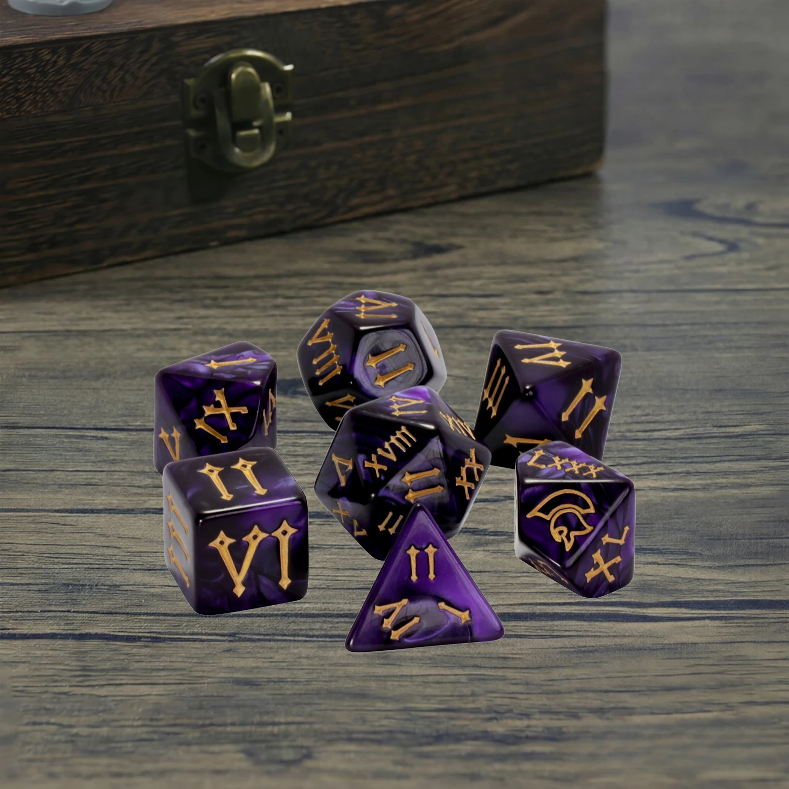 Roman Style Dice Ornament Creative Table Game Decor Collect Souvenirs Perfect for Board Game Lover