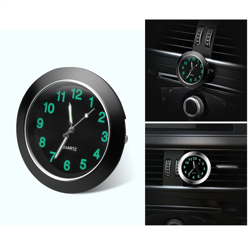 %Car Clock Internal Stick-On Car Accessories For Jeep Grand Cherokee Compass Commander Wrangler Rubicon SAHALA Patriot Renegade