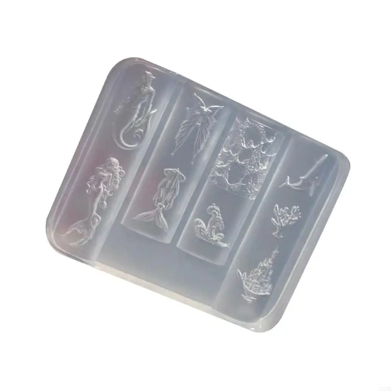 

Practical Art Moulds Mermaids Theme Art Template Molds Silicone Texture