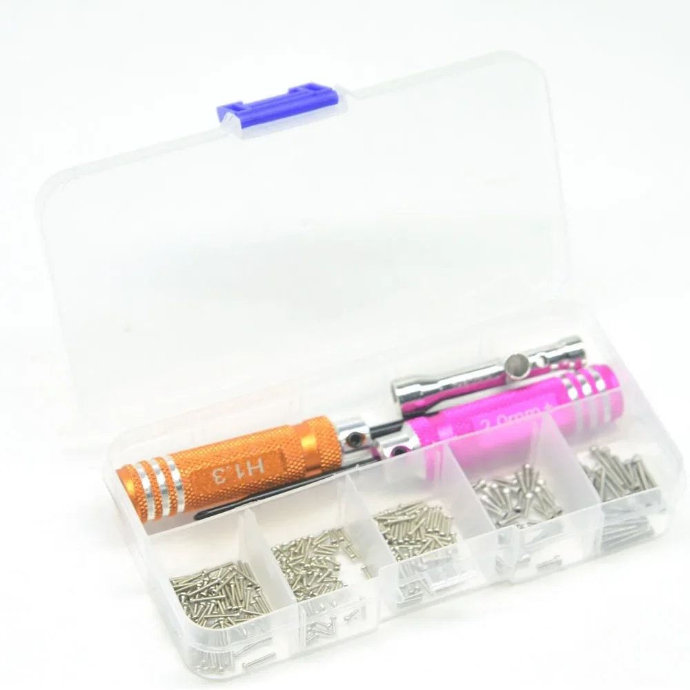 Complete Metal Repair Tool And Screws Set For 1/30 SCX30 Remote Control Car Maintenance And Upgrades A2UB