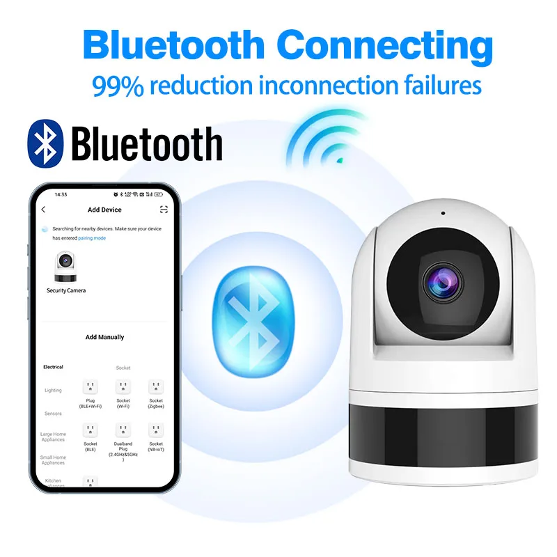 Tuya WiFi Camera 4MP HD Indoor Home Security Babyfoon Tweeweg Voice Intercom Real Time Auto Tracking Smart Life APP Controle