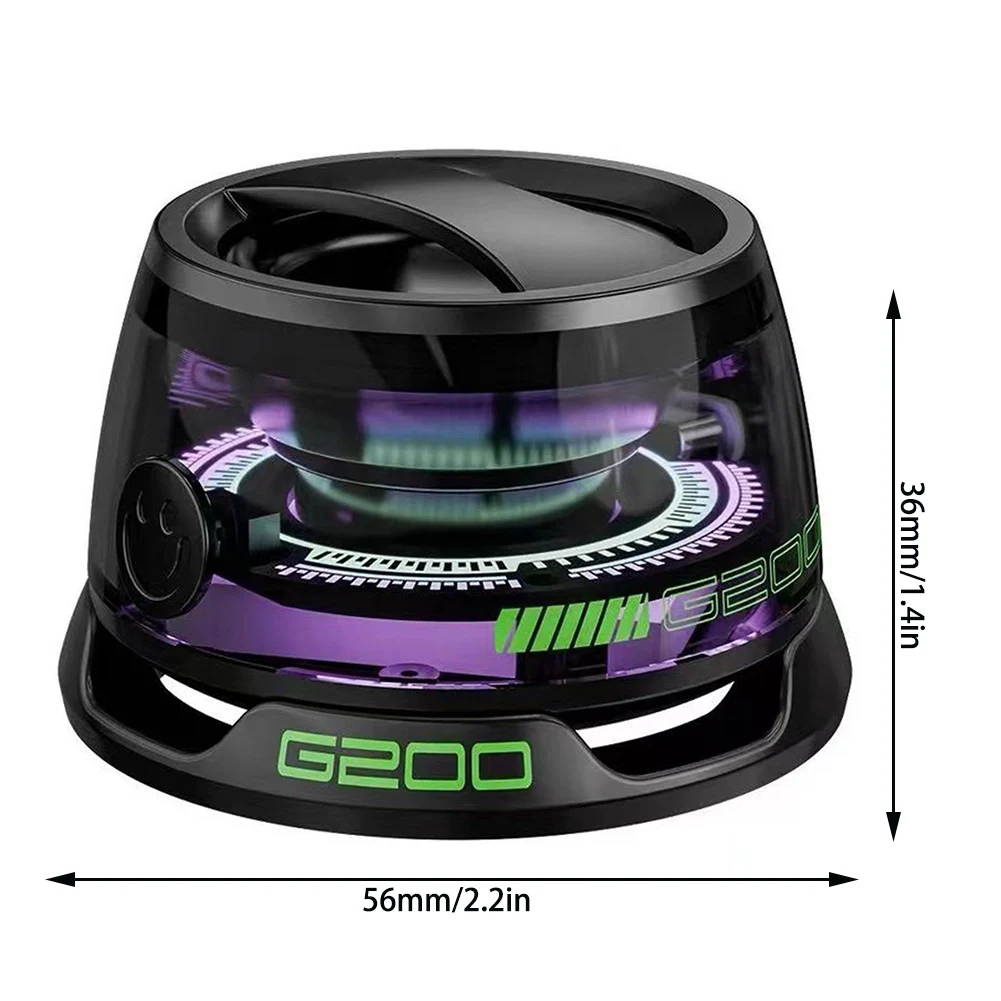 Магнитный Bluetooth-совместимый динамик с длительным сроком службы батареи Мини-карманный динамик для внутреннего и наружного использования