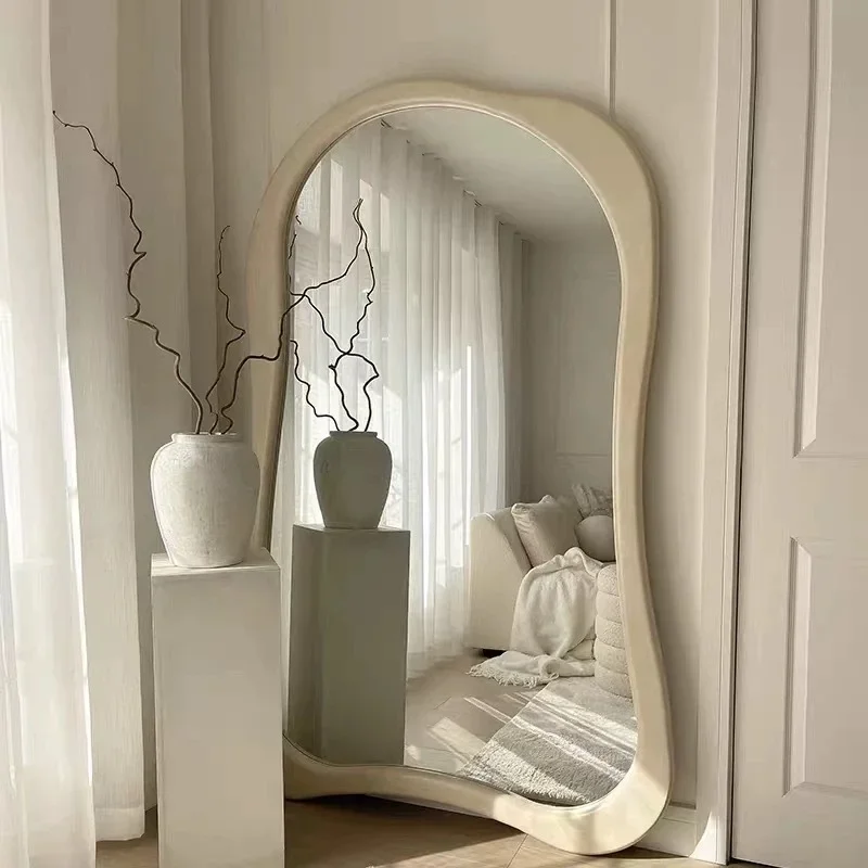 c2+ special-shaped floor-to-ceiling mirror home wall retro irregular full-body mirror medieval wall-mounted home full-length