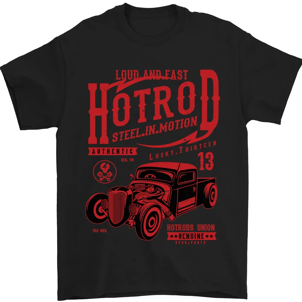 Hotrod Steel in Motion Hot Rod Dragster Car T-shirt Y2K tops Unisex Summer Short Sleeve