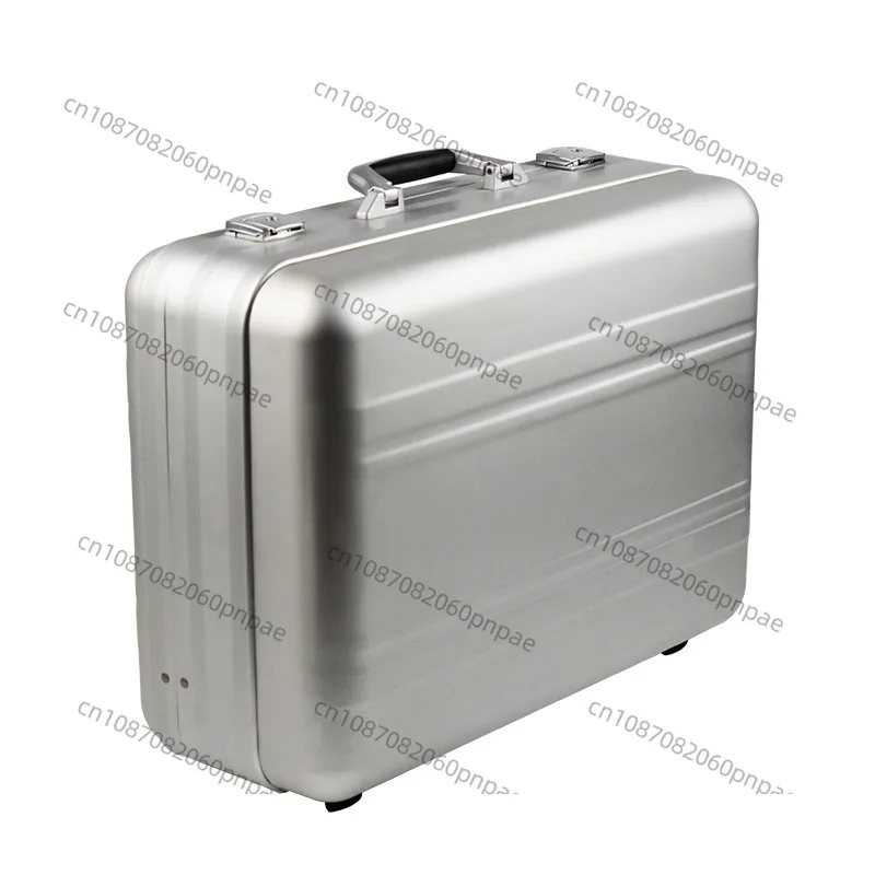 

Large-capacity aluminum alloy toolbox Shockproof photographic equipment protective box InstrumentCustomized wide-edge groove