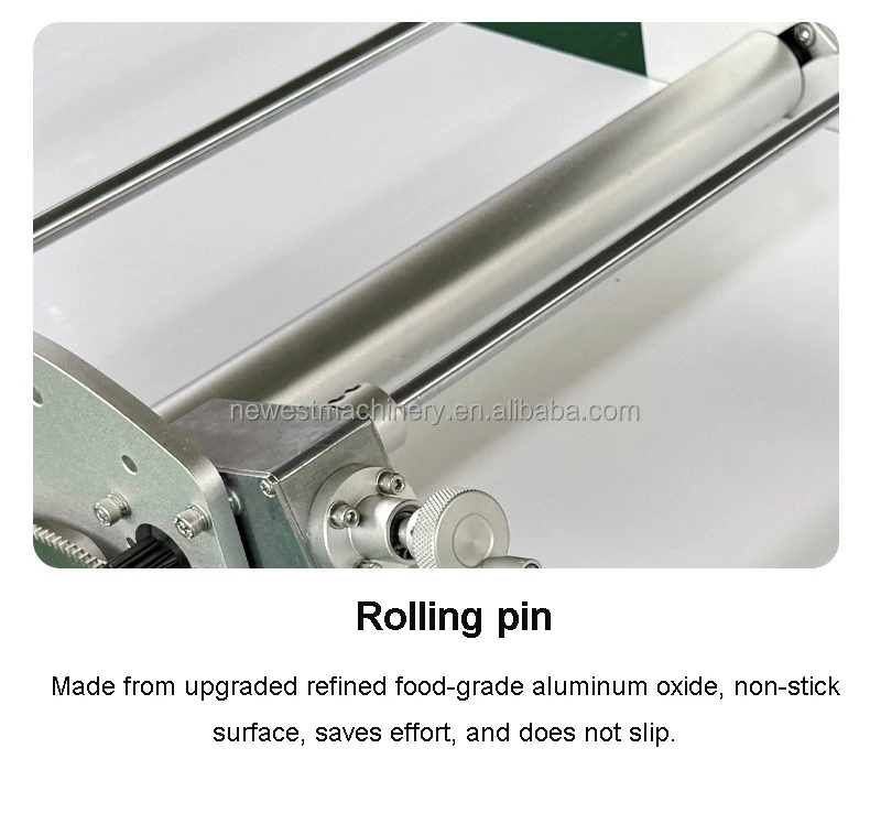 Pressa per impasto da tavolo Sfogliatrice per pasta per pane Spessore regolabile Croissant elettrico