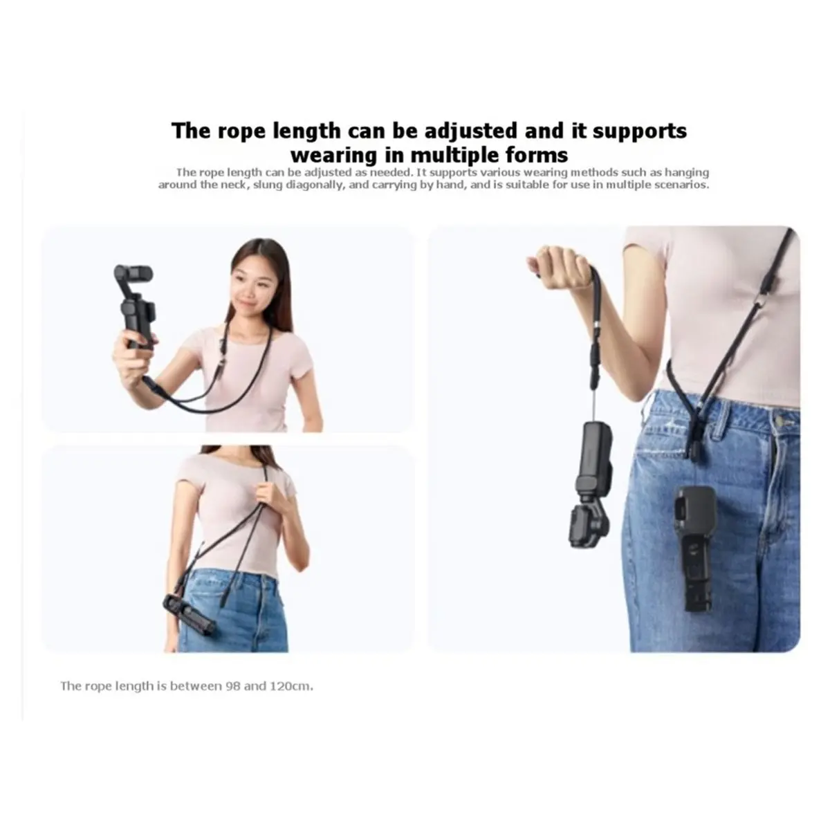 l70a-for-luna-ultra-adjustable-crossbody-camera-strap-quick-release-vlog-shoulder-neck-strap-for-action-camera-black