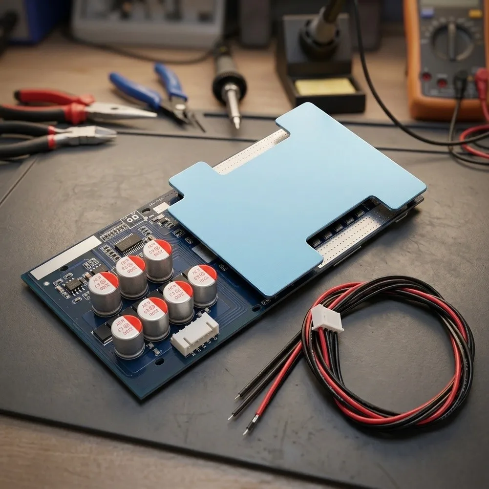12V For LiFePO4 Protections Board 150A Peak 5A Active Balancing Capacity For Battery Pack Energy Storage System