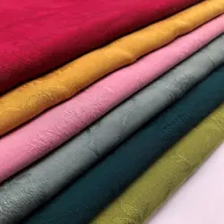 Rattan Flowers Jacquard Fabric Cotton By The Meter for Clothes Cheongsam Dresses Sewing Soft Brocade Plain ClothRed Pink Summer