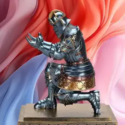 New Fine Knight Pen And Phone Holder Executive Soldier Figurine Pencil Stand For Office Accessories Pen Stand Desk Organizer