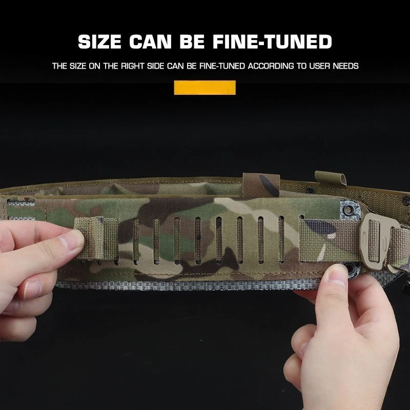 قوس التكتيكية حزام مول الإفراج السريع مشبك معدني قابل للتعديل الألوان الادسنس اطلاق النار 2 في 1 أحزمة الصيد القتالية التدريب