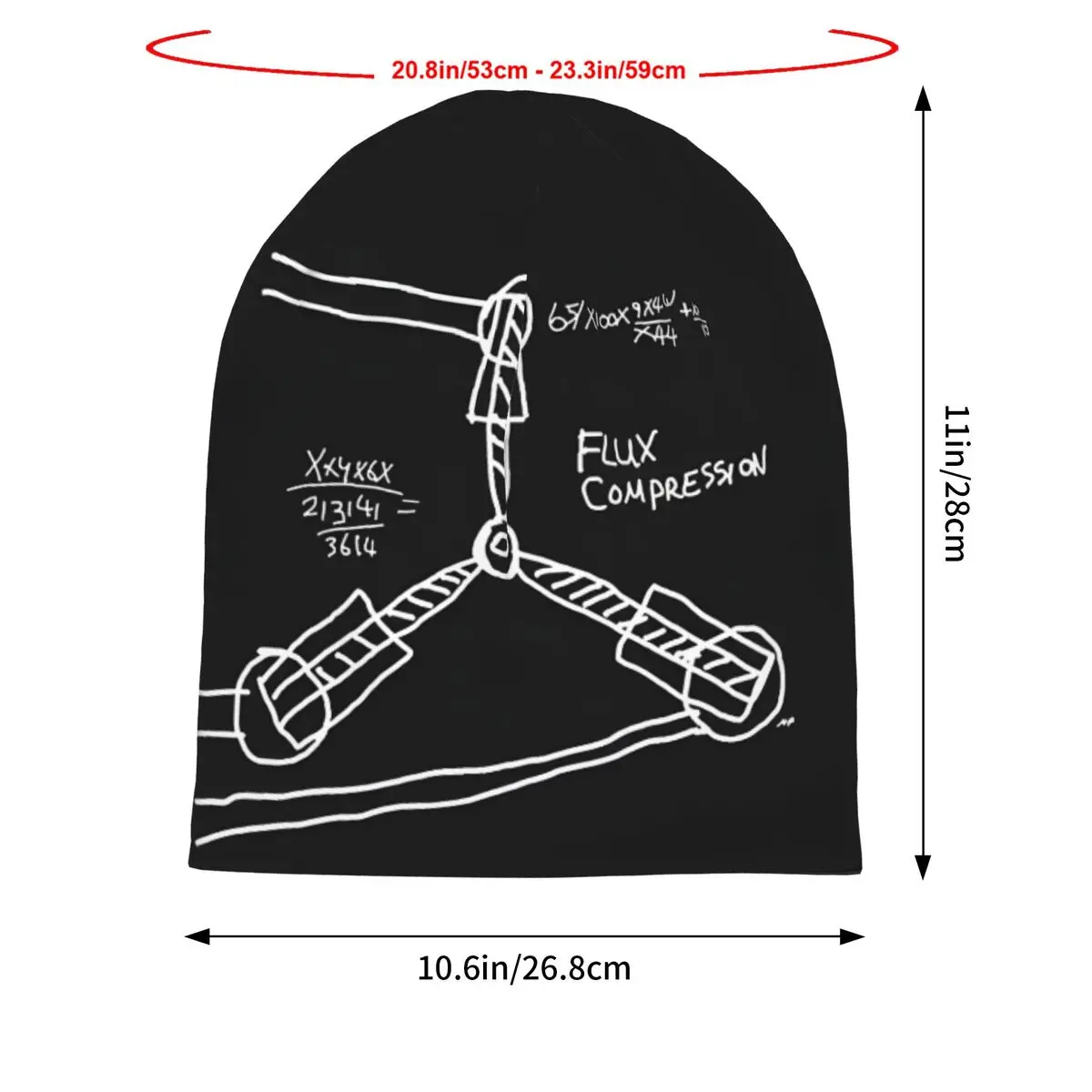 Back To The Future Flux Capacitor Autumn Female Thin Beanies Double Used Windproof Bonnet Hats